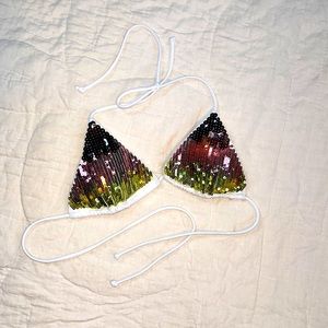 Victoria’s Secret sequin bikini top